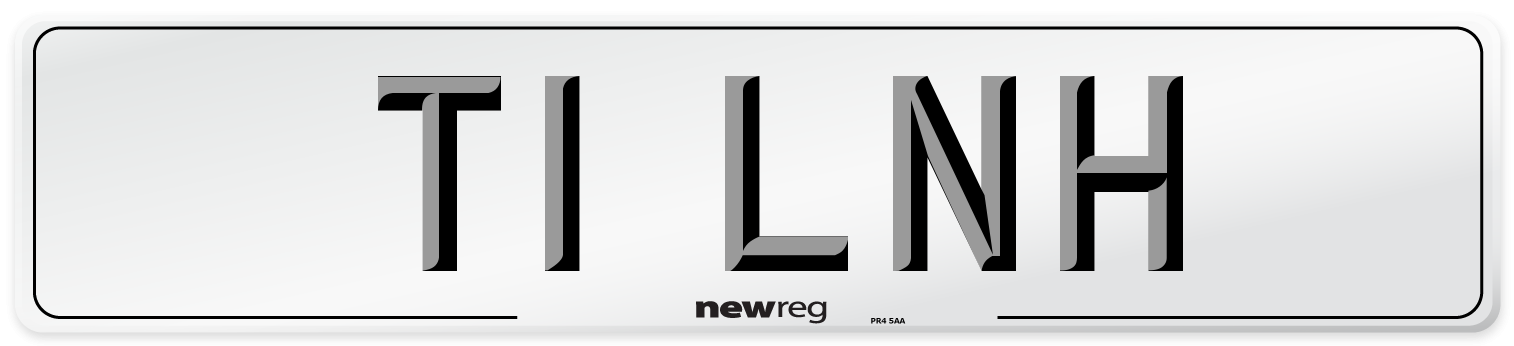 T1 LNH Front Number Plate