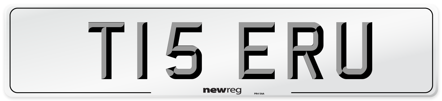 T15 ERU Front Number Plate