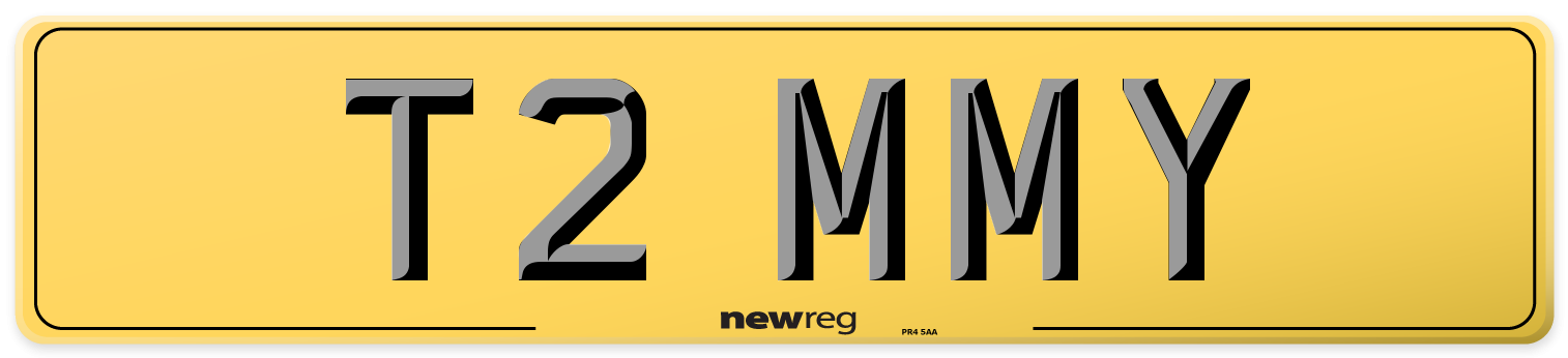 T2 MMY Rear Number Plate