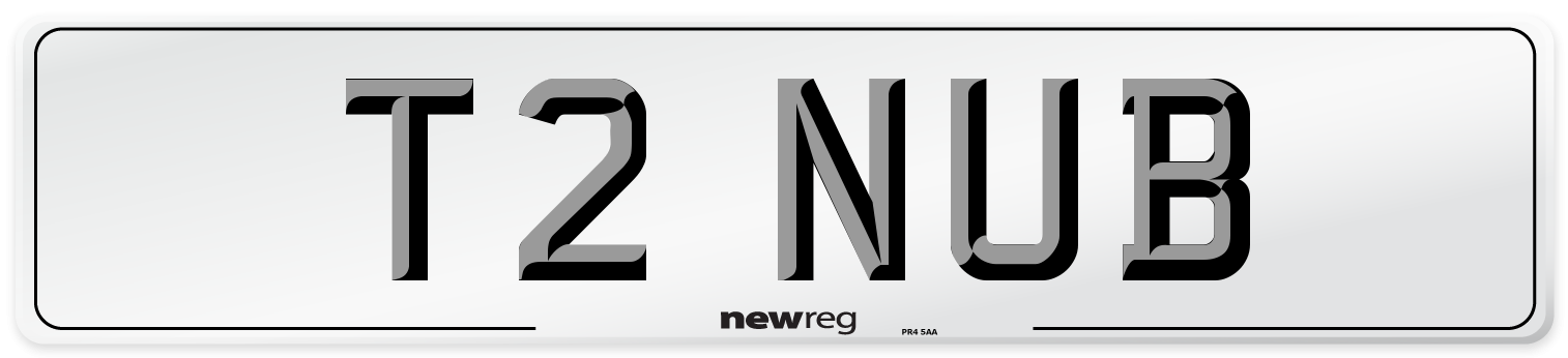 T2 NUB Front Number Plate