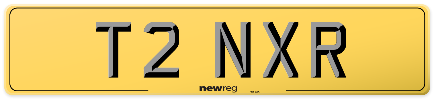 T2 NXR Rear Number Plate