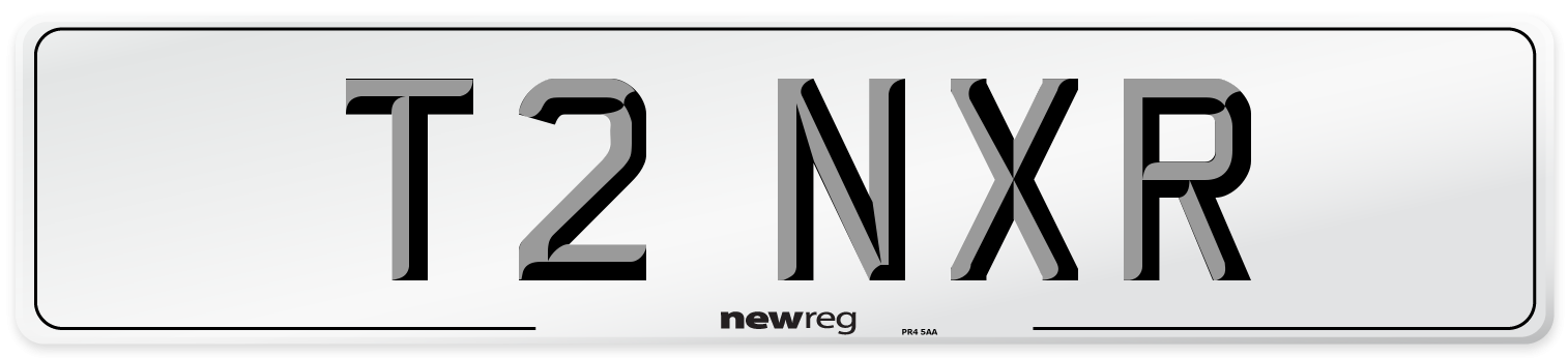 T2 NXR Front Number Plate