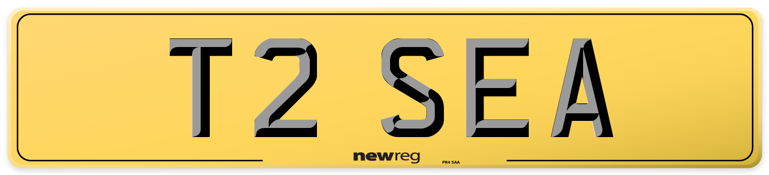 T2 SEA Rear Number Plate