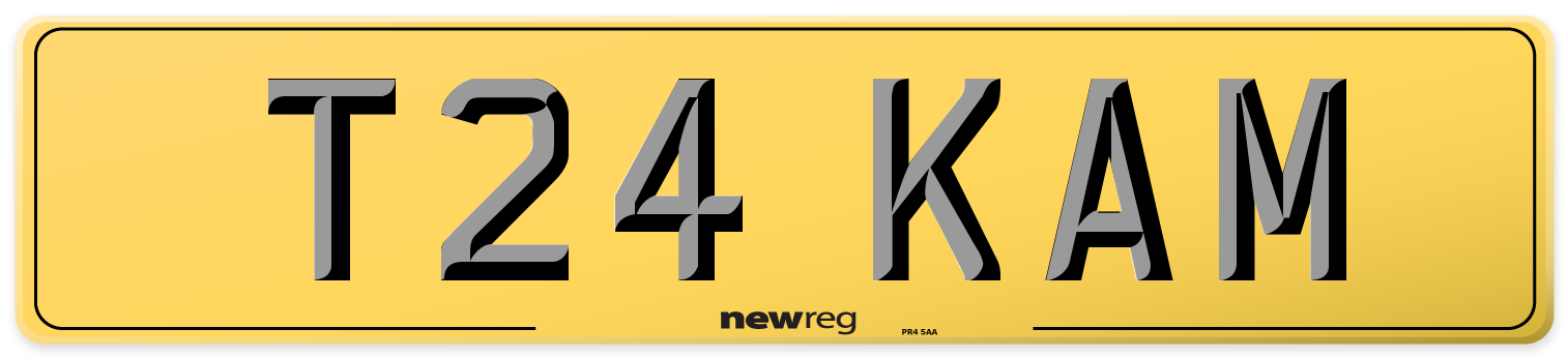T24 KAM Rear Number Plate