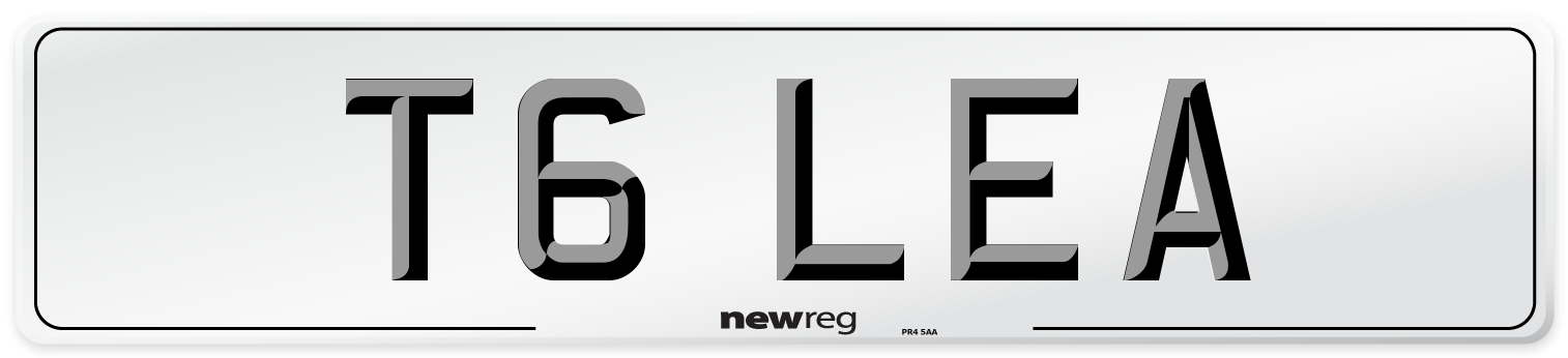 T6 LEA Front Number Plate