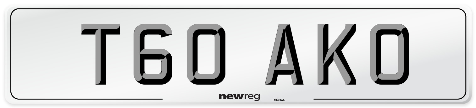 T60 AKO Front Number Plate