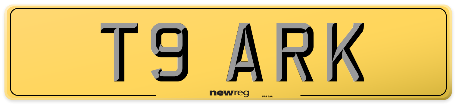 T9 ARK Rear Number Plate