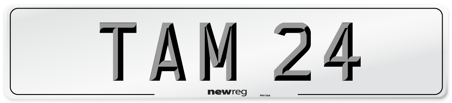 TAM 24 Front Number Plate