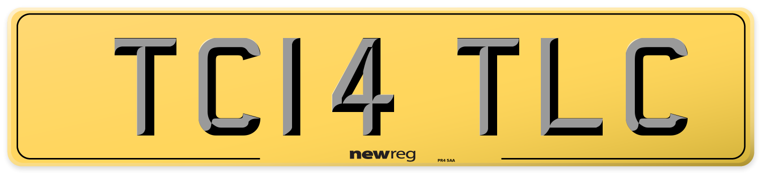 TC14 TLC Rear Number Plate