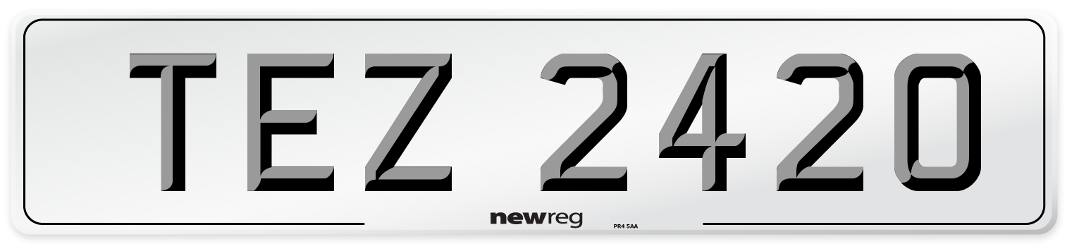 TEZ 2420 Front Number Plate