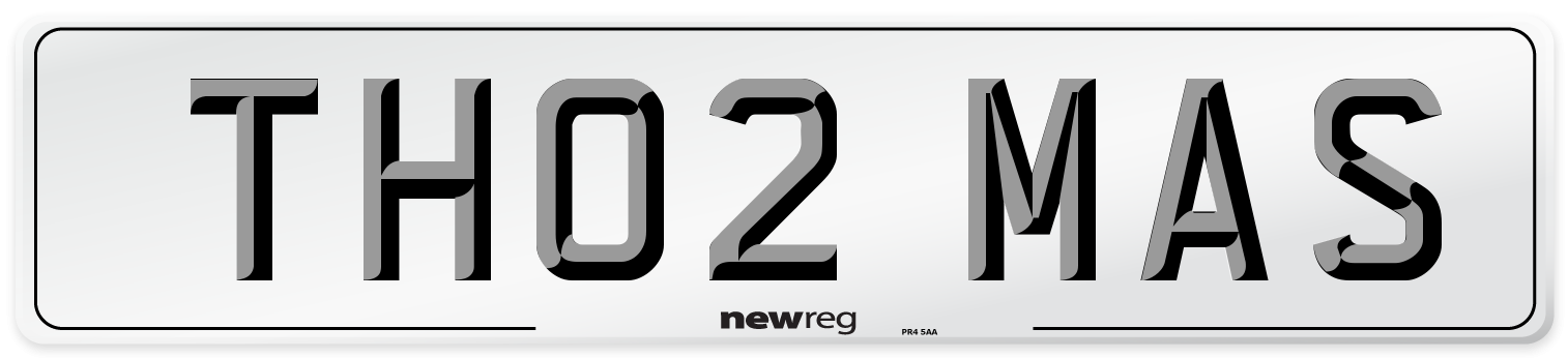 TH02 MAS Front Number Plate