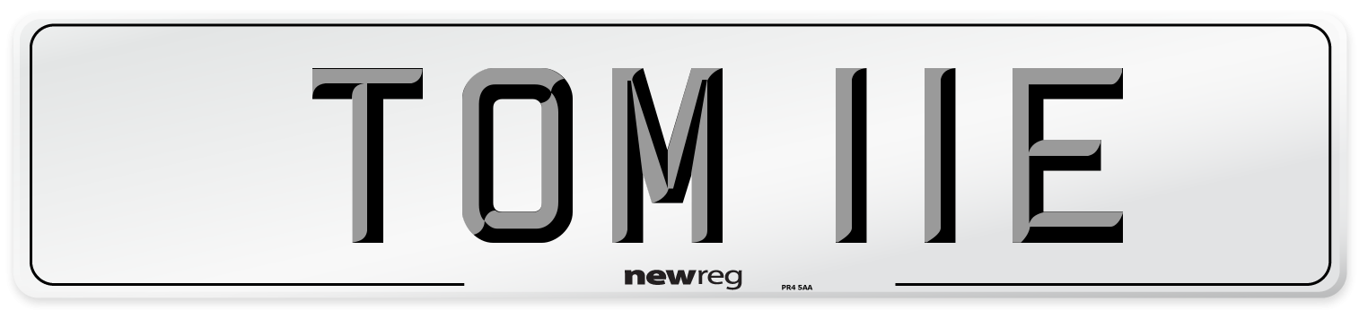 TOM 11E Front Number Plate
