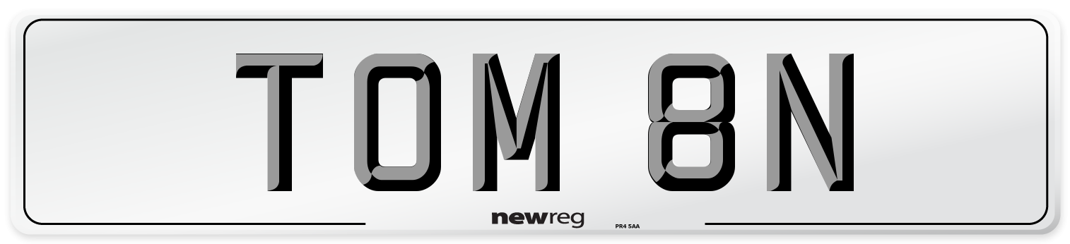 TOM 8N Front Number Plate