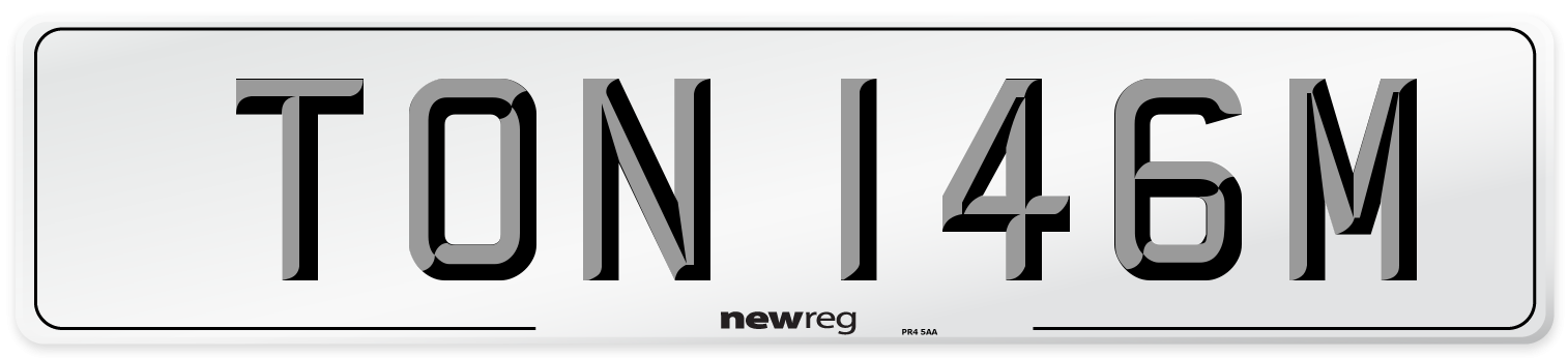 TON 146M Front Number Plate