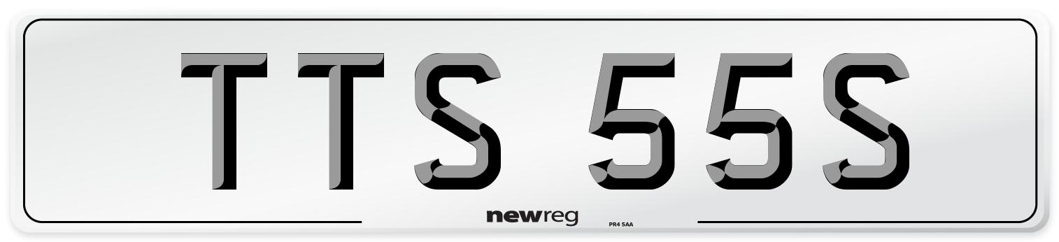 TTS 55S Front Number Plate