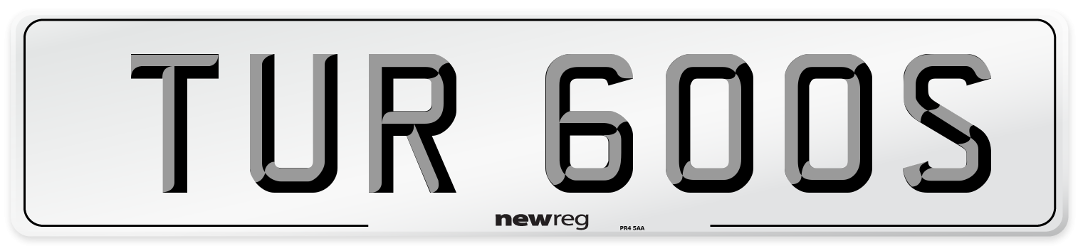 TUR 600S Front Number Plate