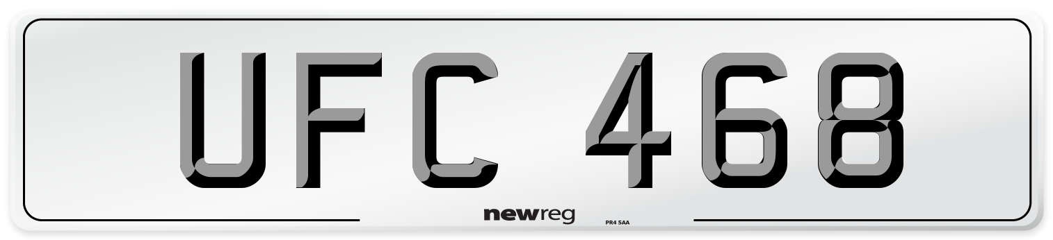 UFC 468 Front Number Plate