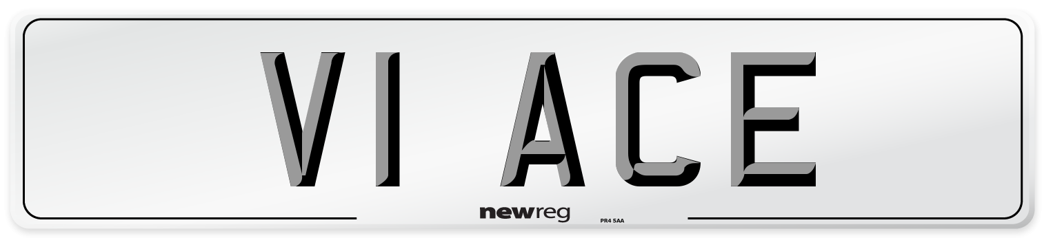 V1 ACE Front Number Plate