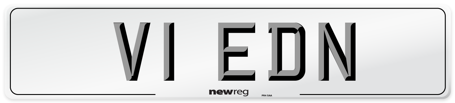 V1 EDN Front Number Plate