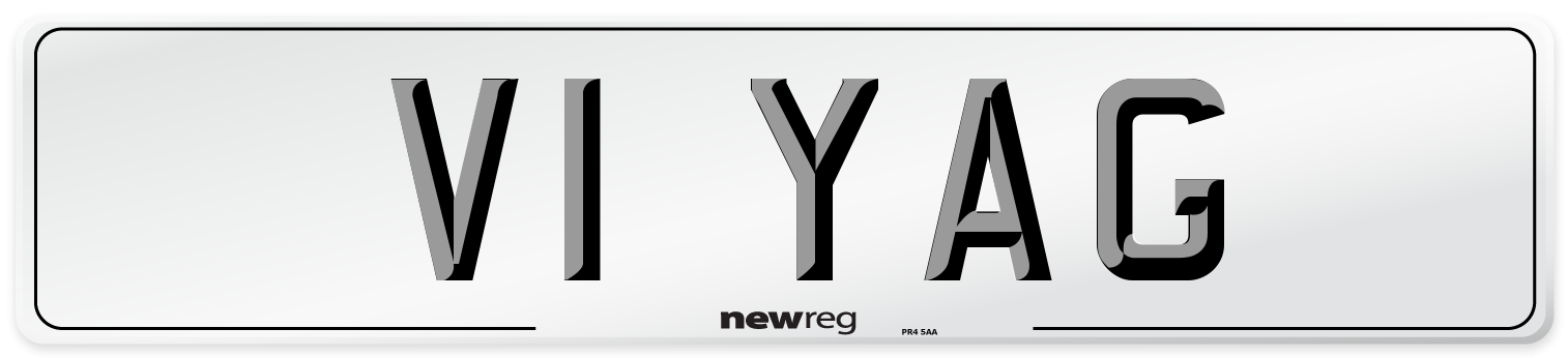 V1 YAG Front Number Plate