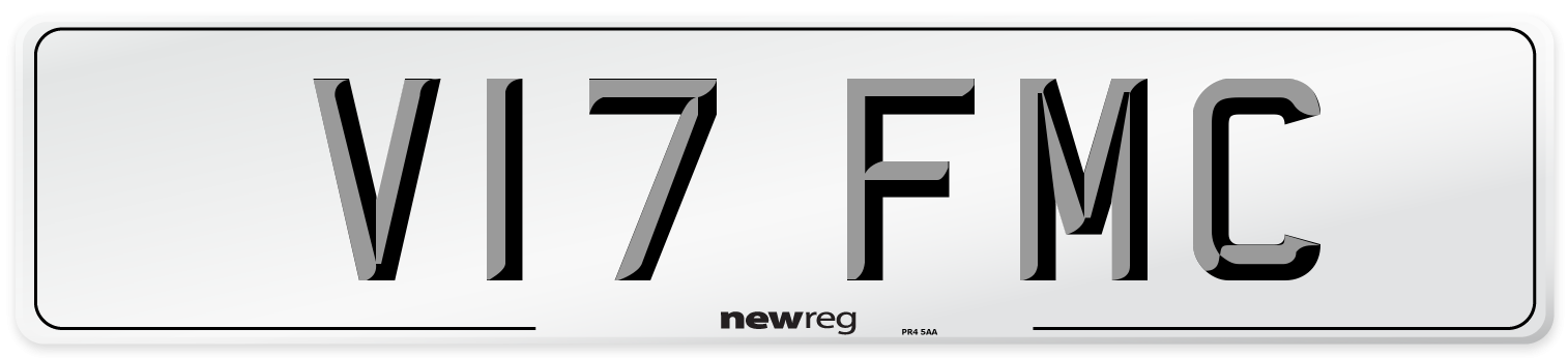 V17 FMC Front Number Plate