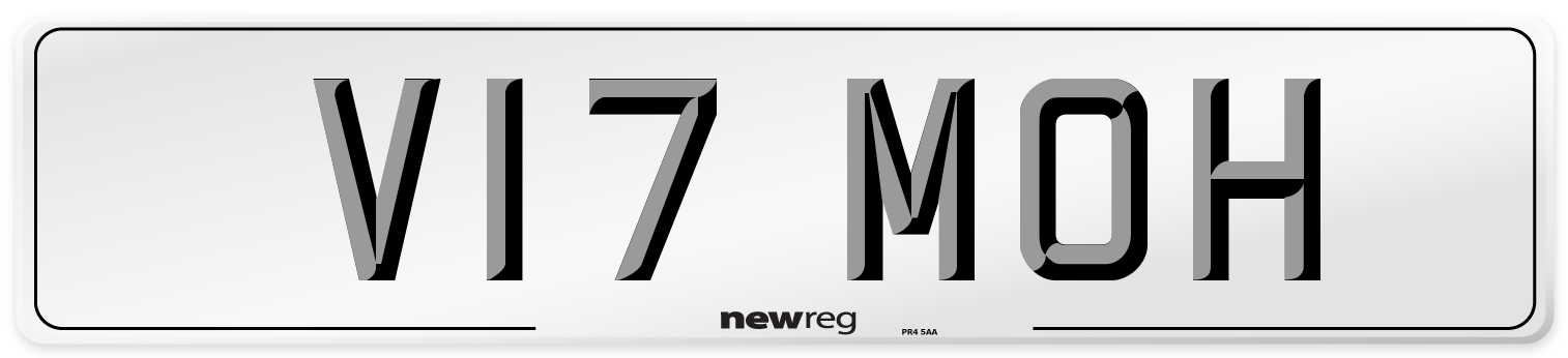 V17 MOH Front Number Plate