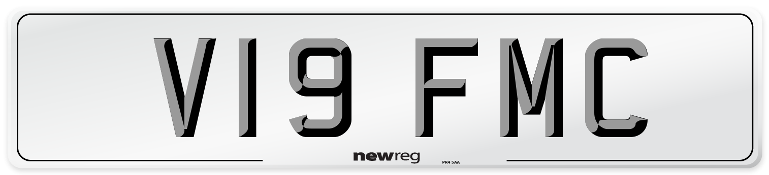 V19 FMC Front Number Plate