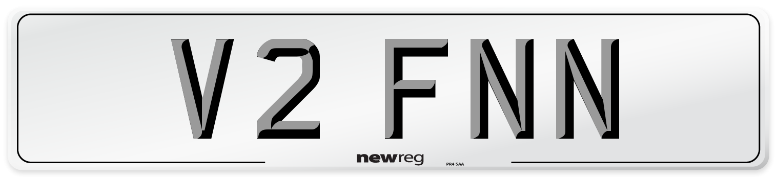 V2 FNN Front Number Plate
