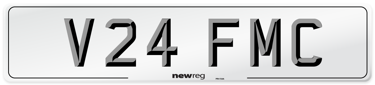 V24 FMC Front Number Plate