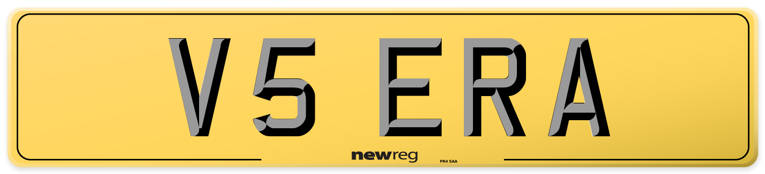 V5 ERA Rear Number Plate