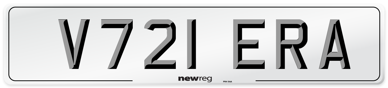 V721 ERA Front Number Plate