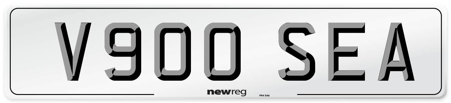 V900 SEA Front Number Plate