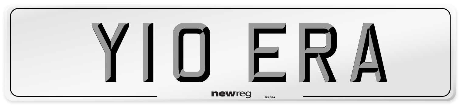 Y10 ERA Front Number Plate