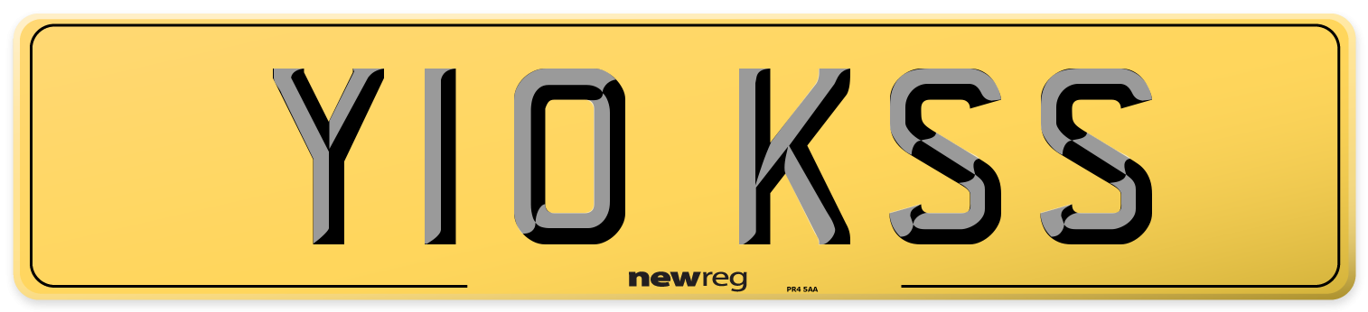Y10 KSS Rear Number Plate