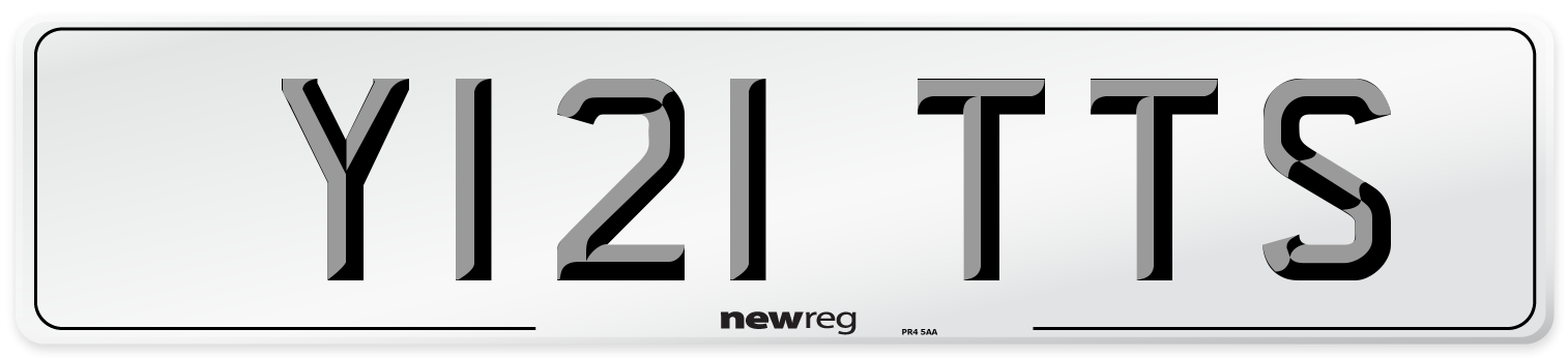 Y121 TTS Front Number Plate