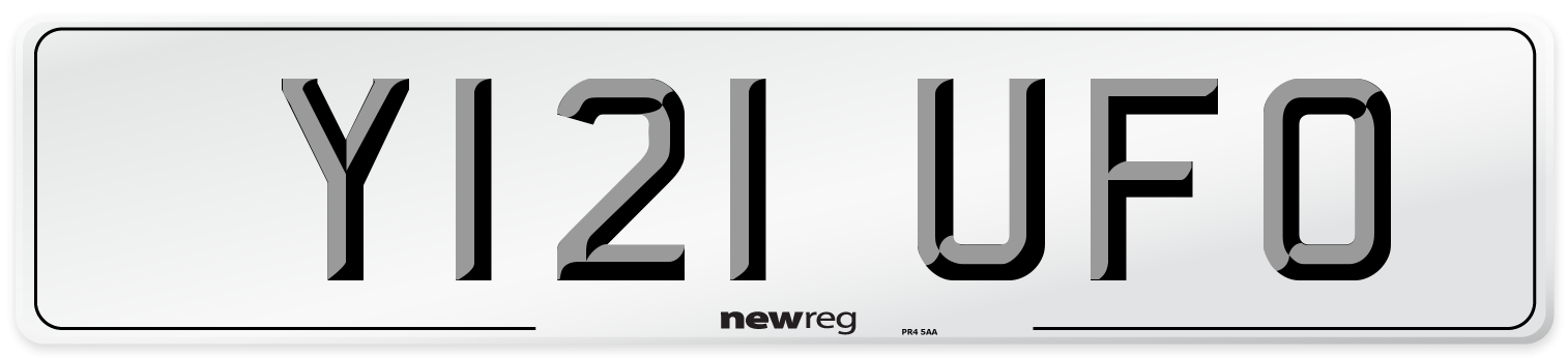 Y121 UFO Front Number Plate