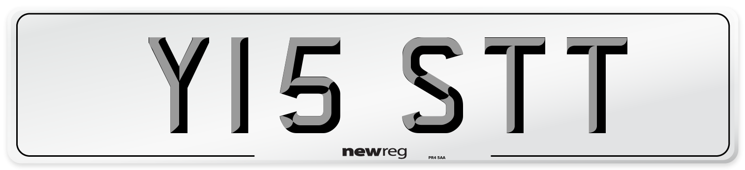 Y15 STT Front Number Plate