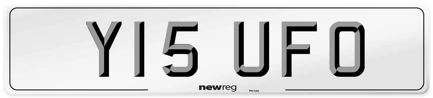 Y15 UFO Front Number Plate