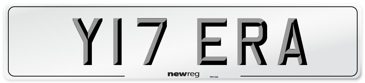 Y17 ERA Front Number Plate