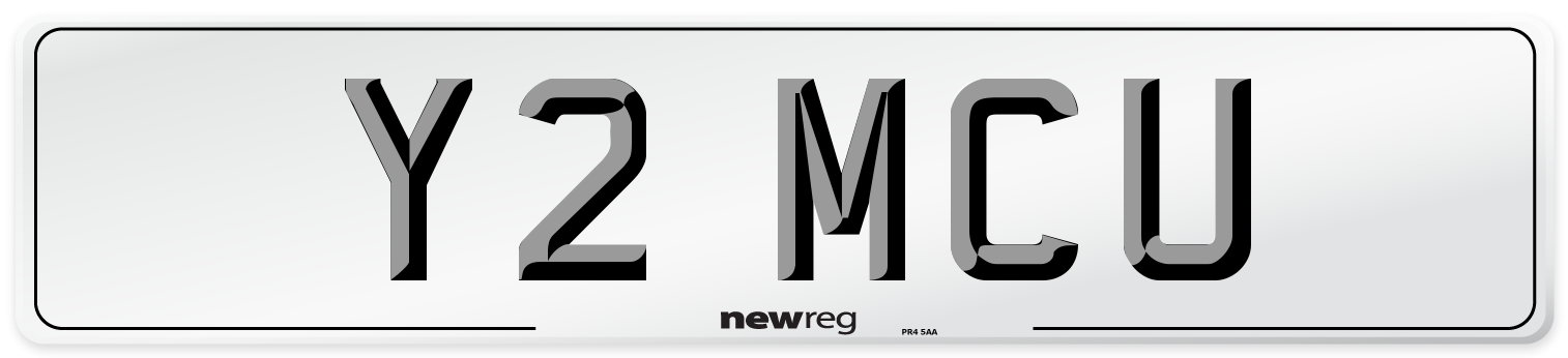 Y2 MCU Front Number Plate