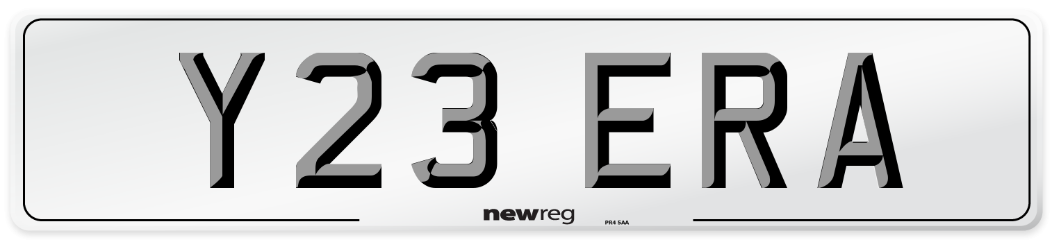 Y23 ERA Front Number Plate