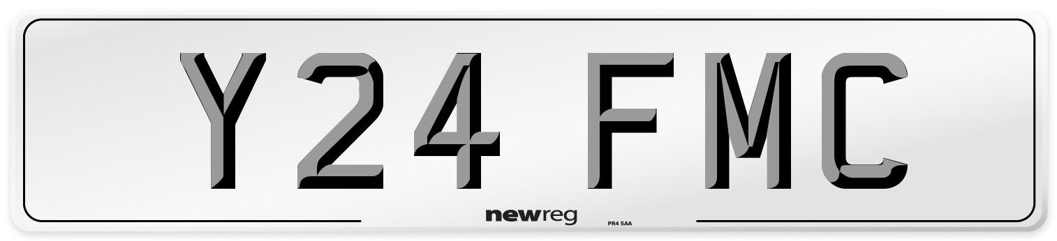 Y24 FMC Front Number Plate