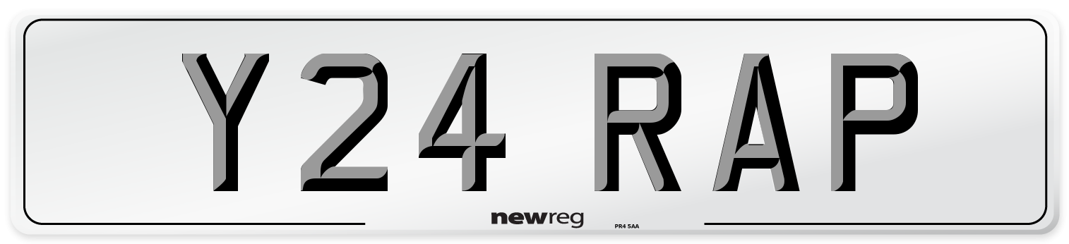 Y24 RAP Front Number Plate