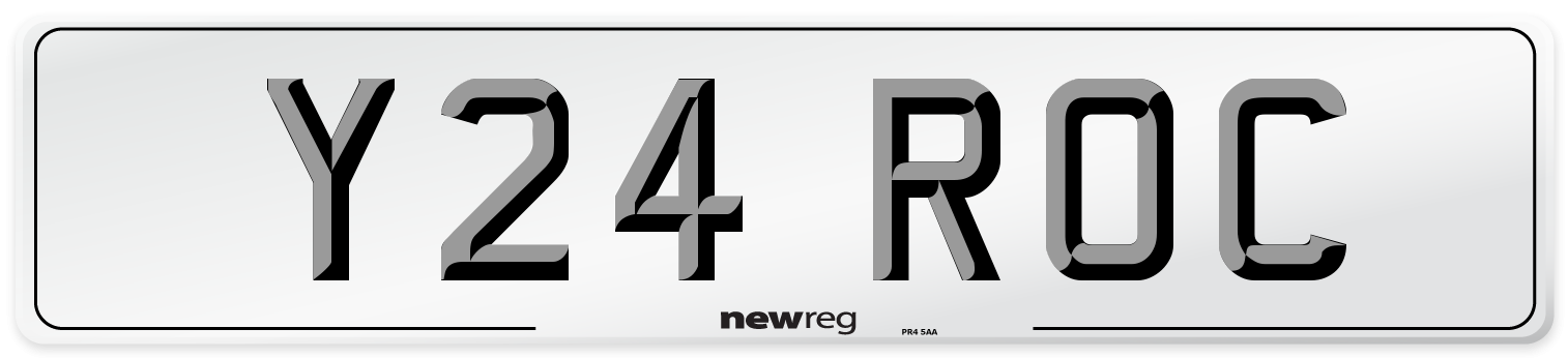 Y24 ROC Front Number Plate