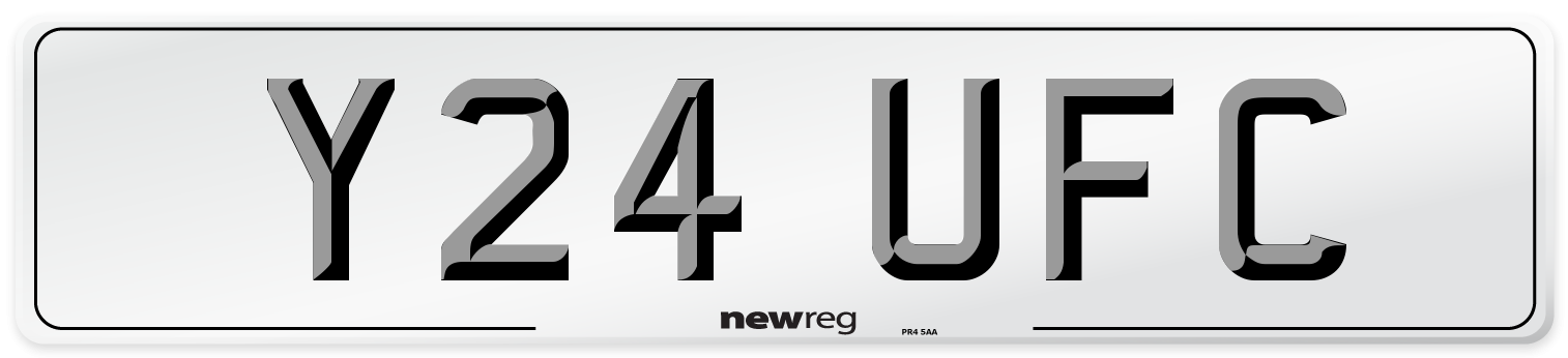 Y24 UFC Front Number Plate