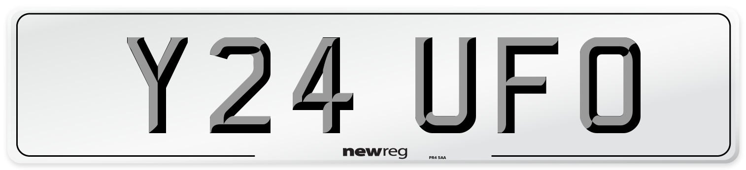 Y24 UFO Front Number Plate