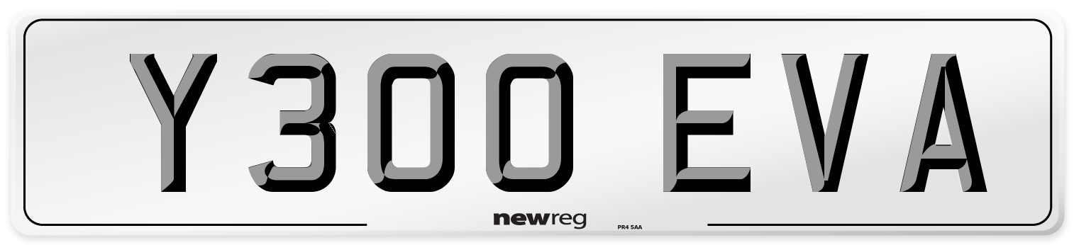 Y300 EVA Front Number Plate