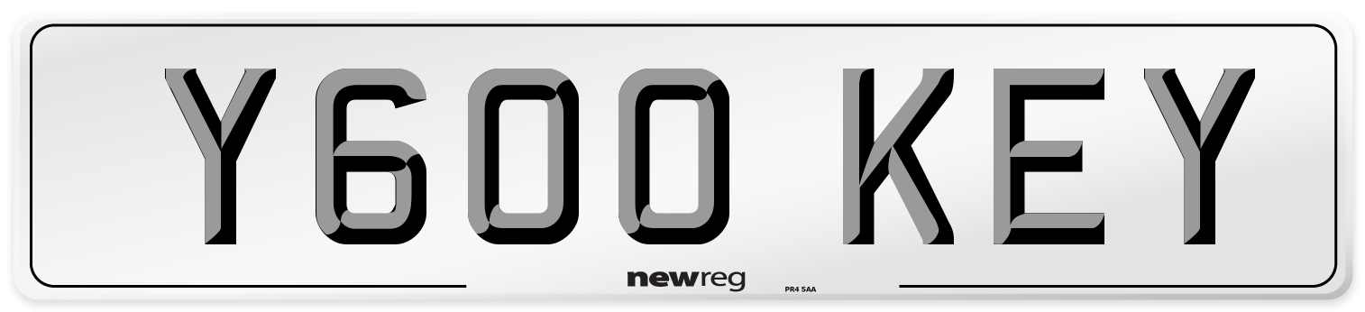 Y600 KEY Front Number Plate