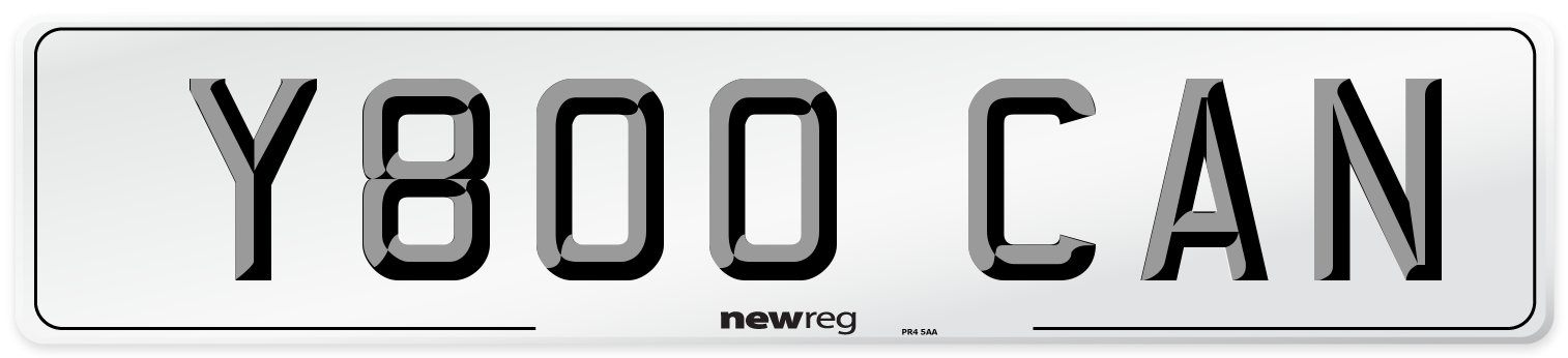 Y800 CAN Front Number Plate