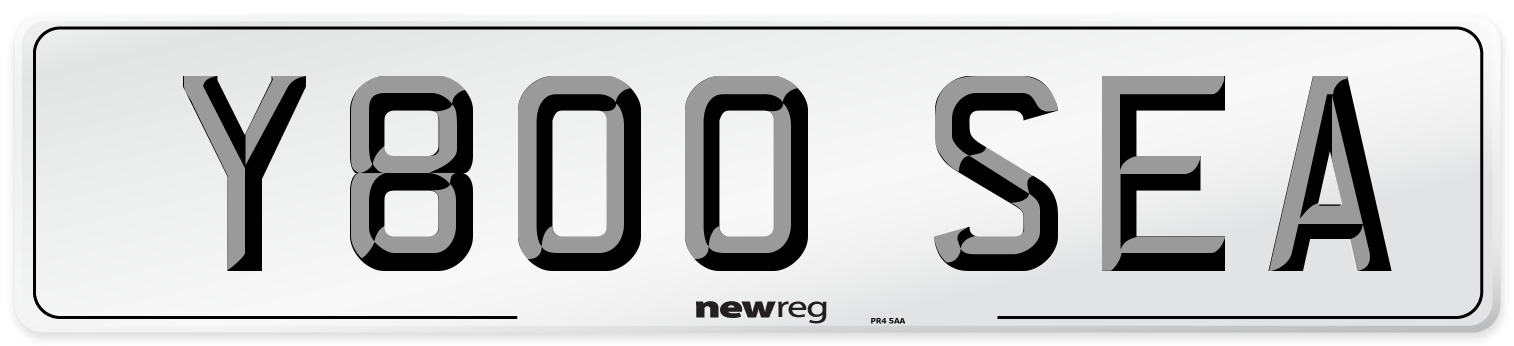 Y800 SEA Front Number Plate
